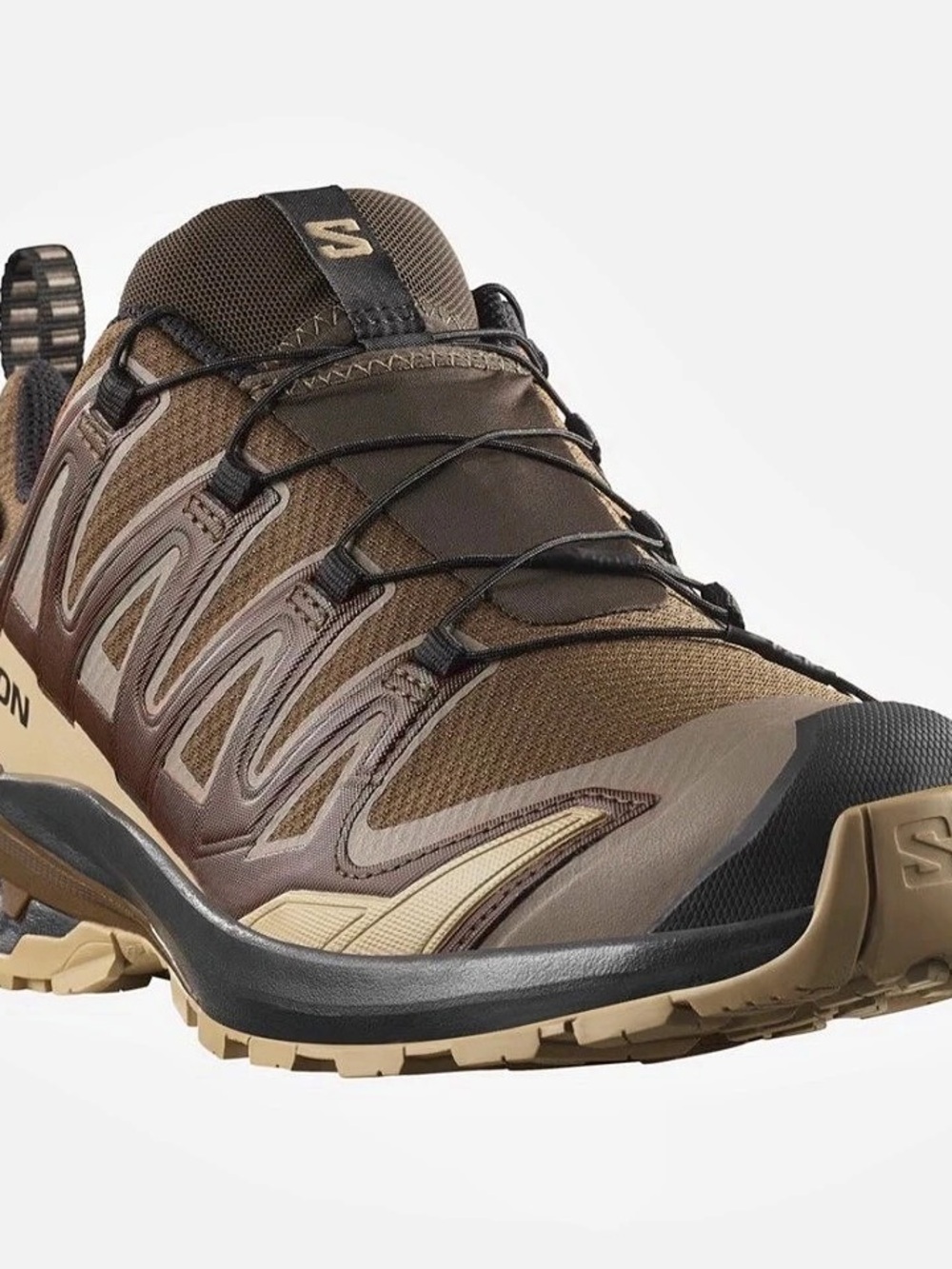 Salomon XA Pro 3D V9 GROE-TEXTrail Running Shoes in Brown & Black Like New